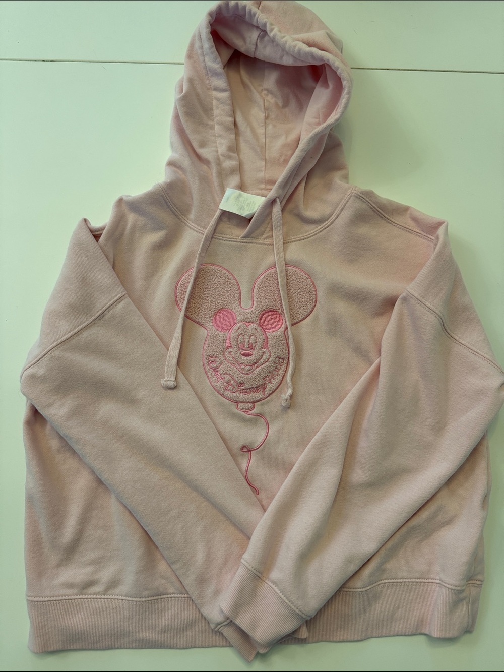 Disney Pink Mickey Balloon Hoodie Sweatshirt
